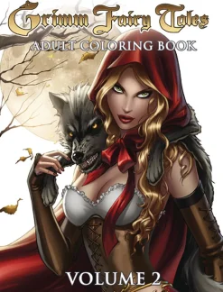 Grimm Fairy Tales - Adult Colouring Book Volume 02 Paperback