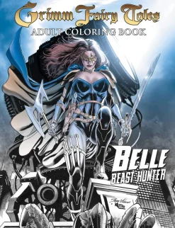 Grimm Fairy Tales - Belle Beast Hunter Adult Colouring Book Paperback