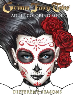 Grimm Fairy Tales - Different Seasons Adult Colouring Book Paperback