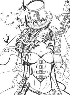 Grimm Fairy Tales - Myths & Legends Adult Colouring Book Paperback