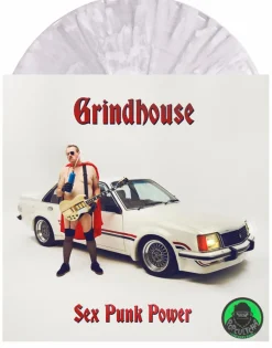 Grindhouse - Sex Punk Power Deluxe 180 Gram LP Vinyl Record (Popcultcha Exclusive Clear with White Splatter Coloured Vinyl)