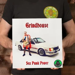 Grindhouse - Sex Punk Power Deluxe 180 Gram LP Vinyl Record (Popcultcha Exclusive Clear with White Splatter Coloured Vinyl)