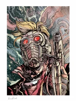 Guardians of the Galaxy - Star-Lord Fine Art Print by Vincenzo Riccardi