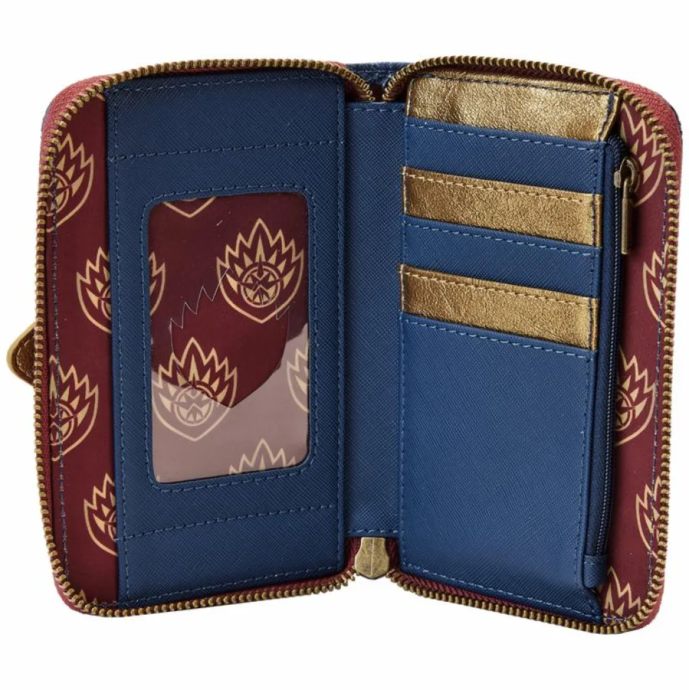 Guardians of the Galaxy - Ravager Badge 4” Faux Leather Zip-Around Wallet