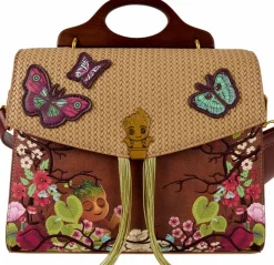 Guardians of the Galaxy - Floral Groot 8" Faux Leather Crossbody Bag