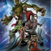 Guardians of the Galaxy - Castaways Fine Art Print by Adi Granov