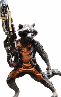 Guardians of the Galaxy - Rocket Raccoon 7" Action Hero Vignette 1/9th Scale Pre-Assembled Model Kit