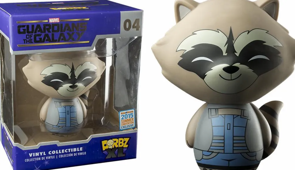 Guardians of the Galaxy - Nova Suit Rocket Raccoon 6" Dorbz XL Vinyl Figure (2015 Summer Convention Exclusive Stickered)