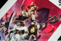 Guardians of the Galaxy - Angela & Gamora Premium Art Print by Alex Garner