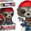 Guardians Of The Galaxy - Rocket Raccoon on Snowmobile Christmas Holiday Pop! Vinyl Figure