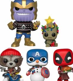 Guardians Of The Galaxy - Rocket Raccoon on Snowmobile Christmas Holiday Pop! Vinyl Figure