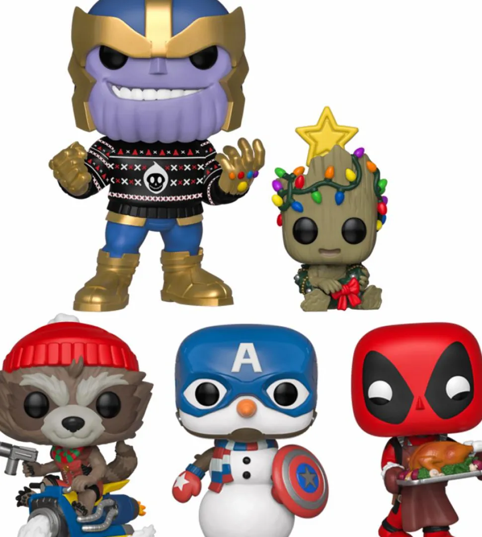 Guardians Of The Galaxy - Rocket Raccoon on Snowmobile Christmas Holiday Pop! Vinyl Figure