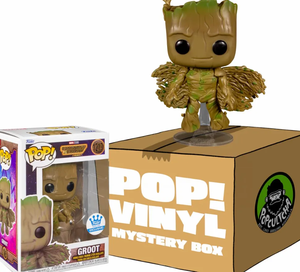 Guardians of the Galaxy Vol. 3 - Groot with Wings Mystery Box (Includes Groot & 3 Mystery Exclusive Pop! Vinyl Figures)