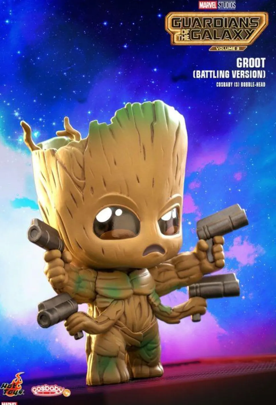 Guardians of the Galaxy Vol. 3 - Groot (Battling Version) Cosbaby (S) Hot Toys Figure