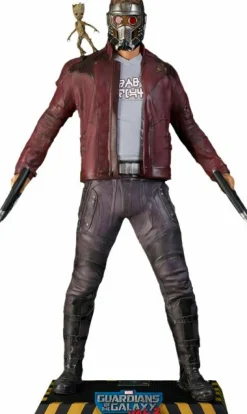 Guardians of the Galaxy Vol. 2 - Star-Lord with Baby Groot 1:1 Scale Life-Size Statue