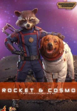 Guardians of the Galaxy: Vol. 3 - Rocket & Cosmo 1/6th Scale Hot Toys Action Figure (Set of 2)