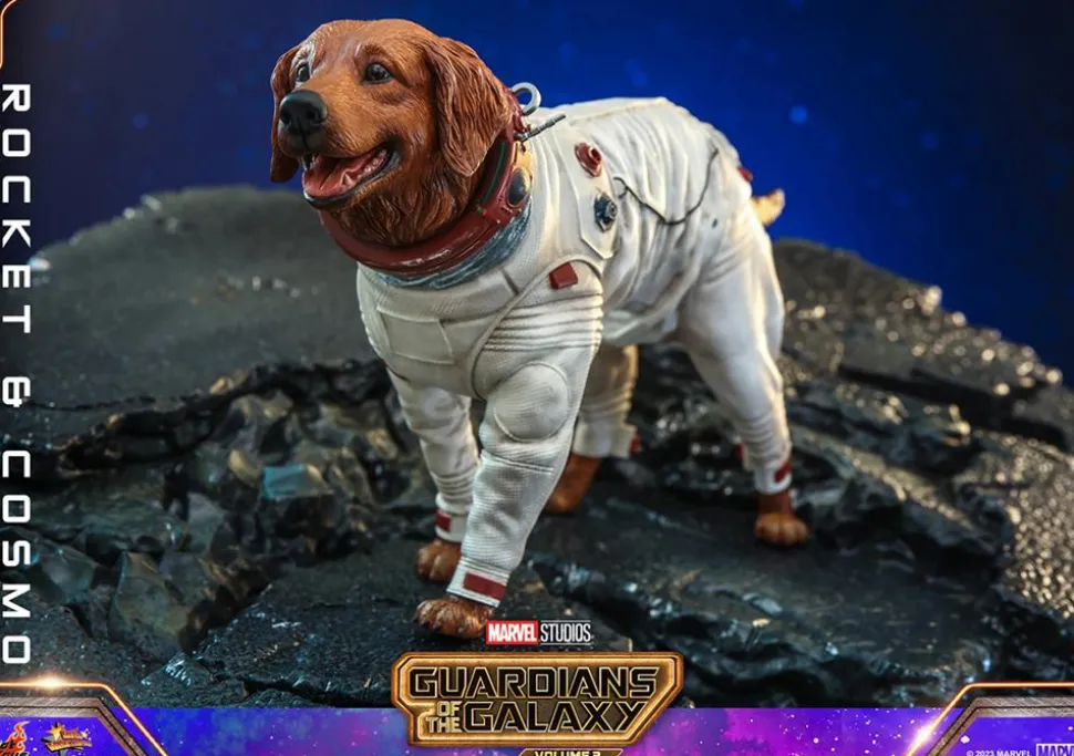 Guardians of the Galaxy: Vol. 3 - Rocket & Cosmo 1/6th Scale Hot Toys Action Figure (Set of 2)