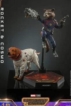 Guardians of the Galaxy: Vol. 3 - Rocket & Cosmo 1/6th Scale Hot Toys Action Figure (Set of 2)