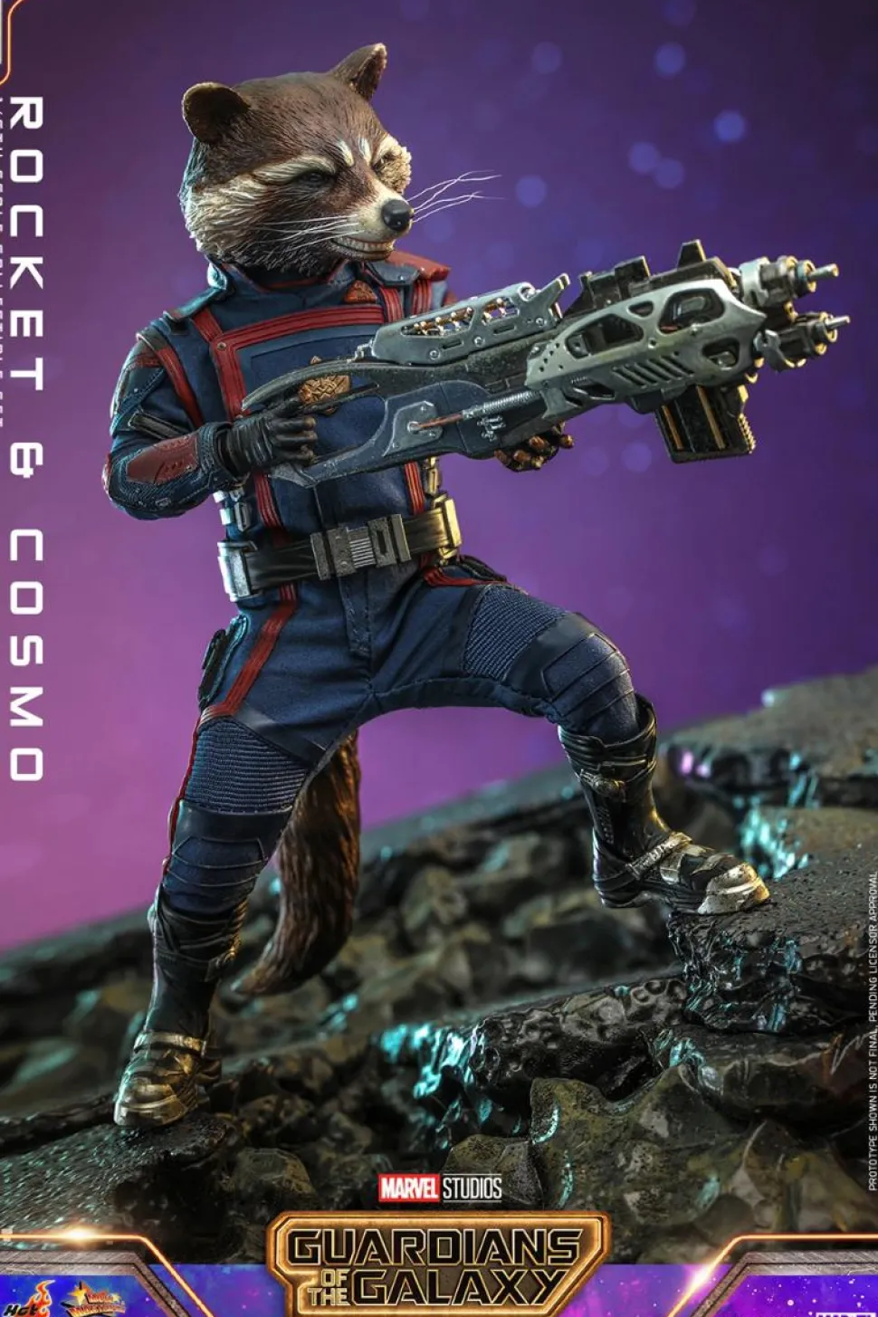 Guardians of the Galaxy: Vol. 3 - Rocket & Cosmo 1/6th Scale Hot Toys Action Figure (Set of 2)