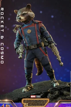 Guardians of the Galaxy: Vol. 3 - Rocket & Cosmo 1/6th Scale Hot Toys Action Figure (Set of 2)