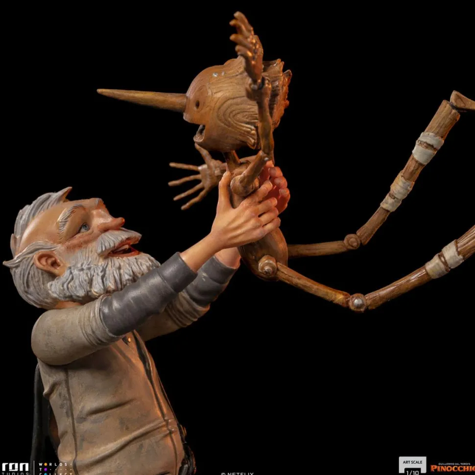 Guillermo del Toro's Pinocchio (2022) - Geppetto & Pinocchio 1/10th Scale Statue
