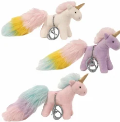 Gund - Unicorn with Rainbow Tail Plush Keychain (Lucky Dip)