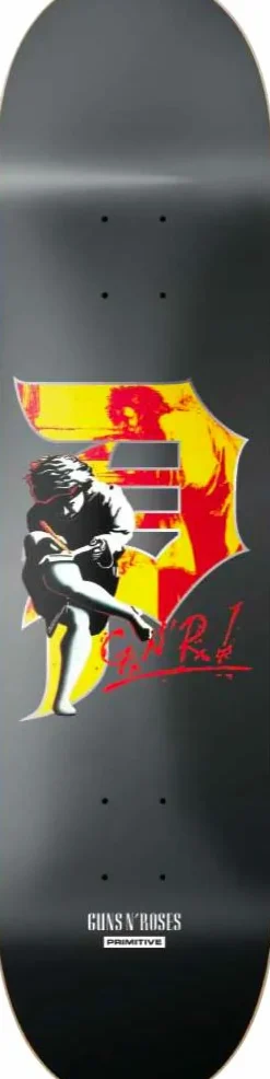 Guns N' Roses - Guns N' Roses x Primitive Illusion Team 8.5" Skateboard Deck (Deck Only)
