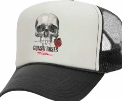 Guns N' Roses - Guns N' Roses x Primitive Don't Cry Cream Trucker Hat (One Size)