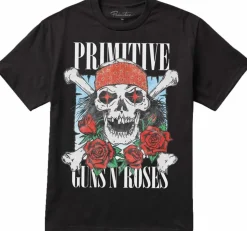 Guns N' Roses - Guns N' Roses x Primitive Streets Black T-Shirt