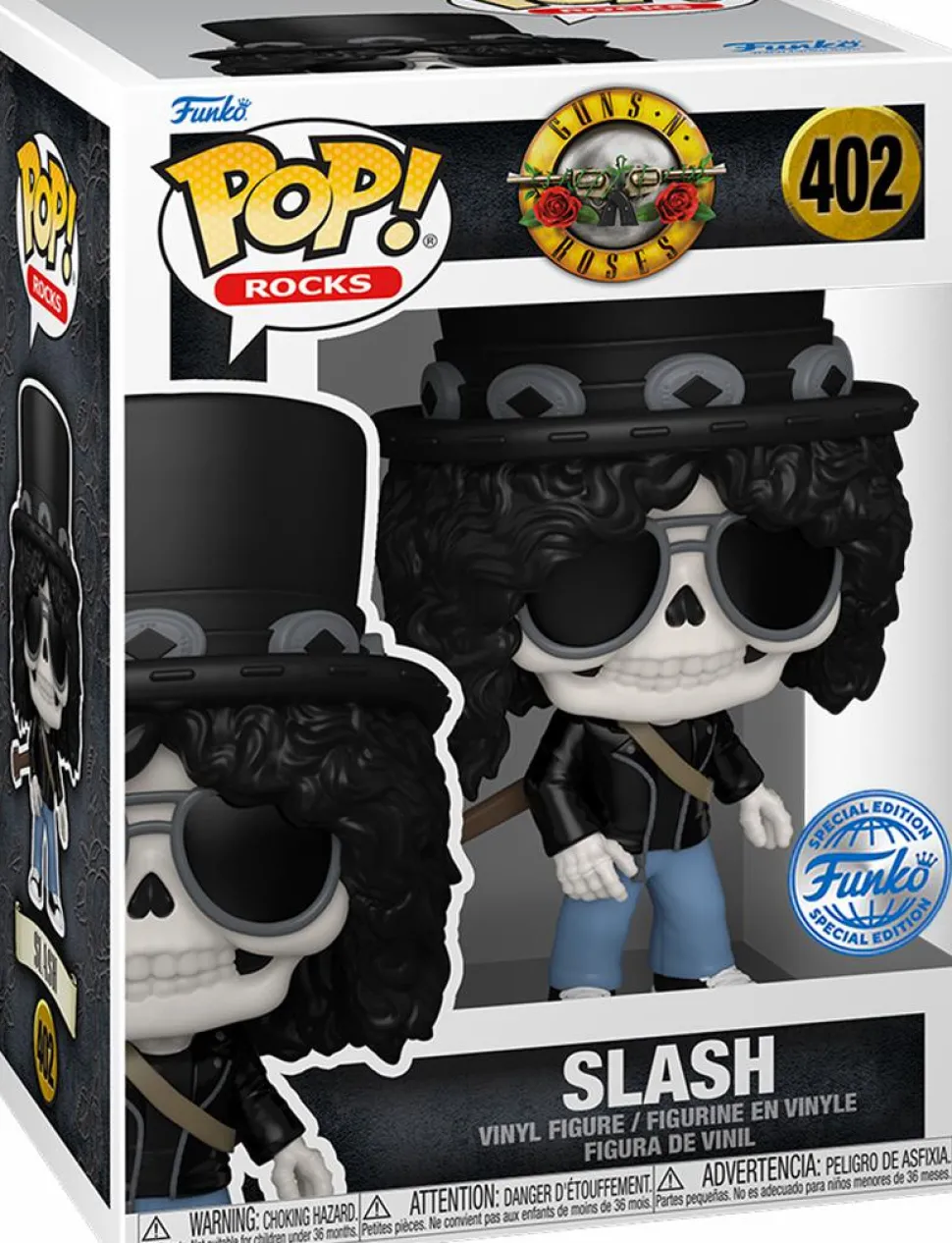 Guns N' Roses - Skeleton Slash Pop! Vinyl Figure (Popcultcha Exclusive)