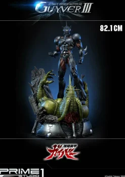 Guyver: The Bioboosted Armor - Guyver III Ultimate 1/4 Scale Statue and Bust (Set of 2)