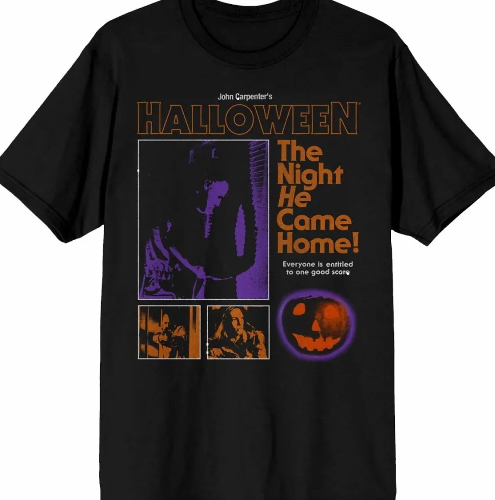 Halloween (1978) - The Night He Came Home! Black T-Shirt