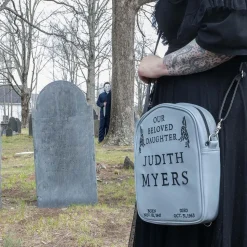 Halloween (1978) - Judith Myers Tombstone 14" Faux Leather Convertible Mini Backpack