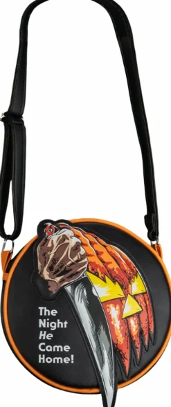Halloween (1978) - Poster Knife Faux Leather Crossbody Bag