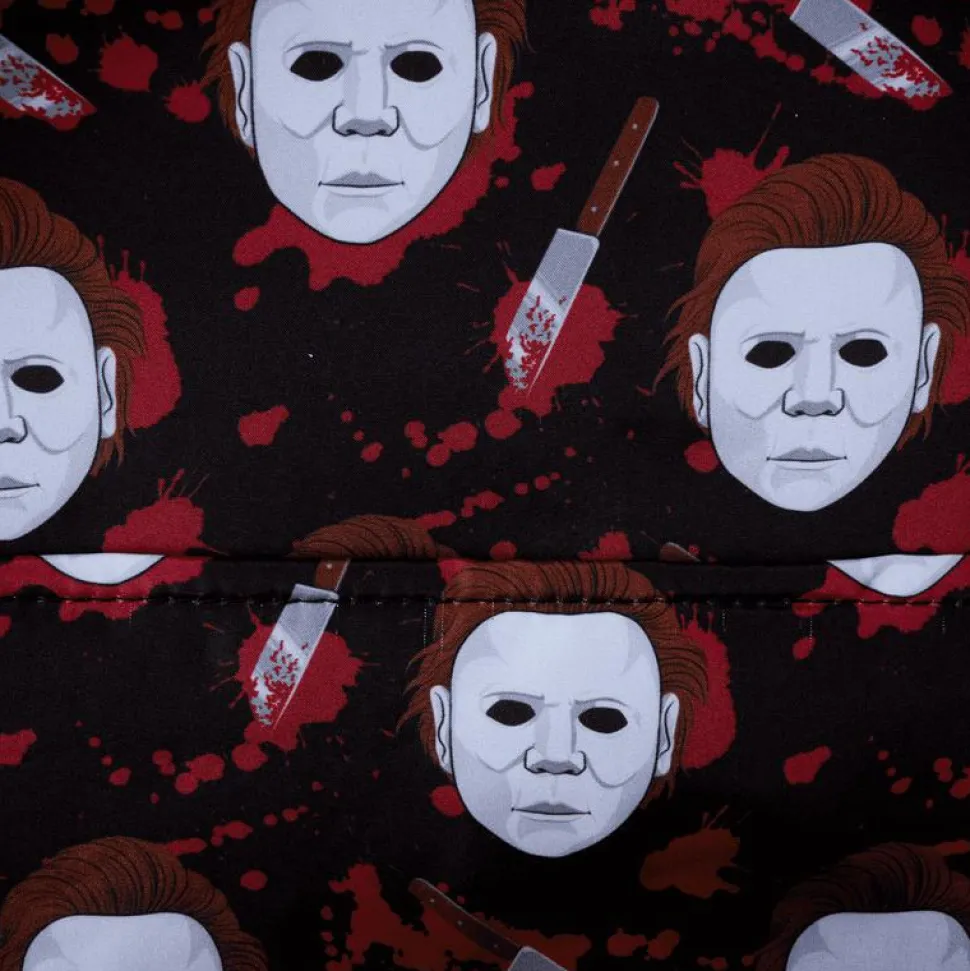 Halloween - Michael Myers Cosplay Glow in the Dark 18" Faux Leather Backpack