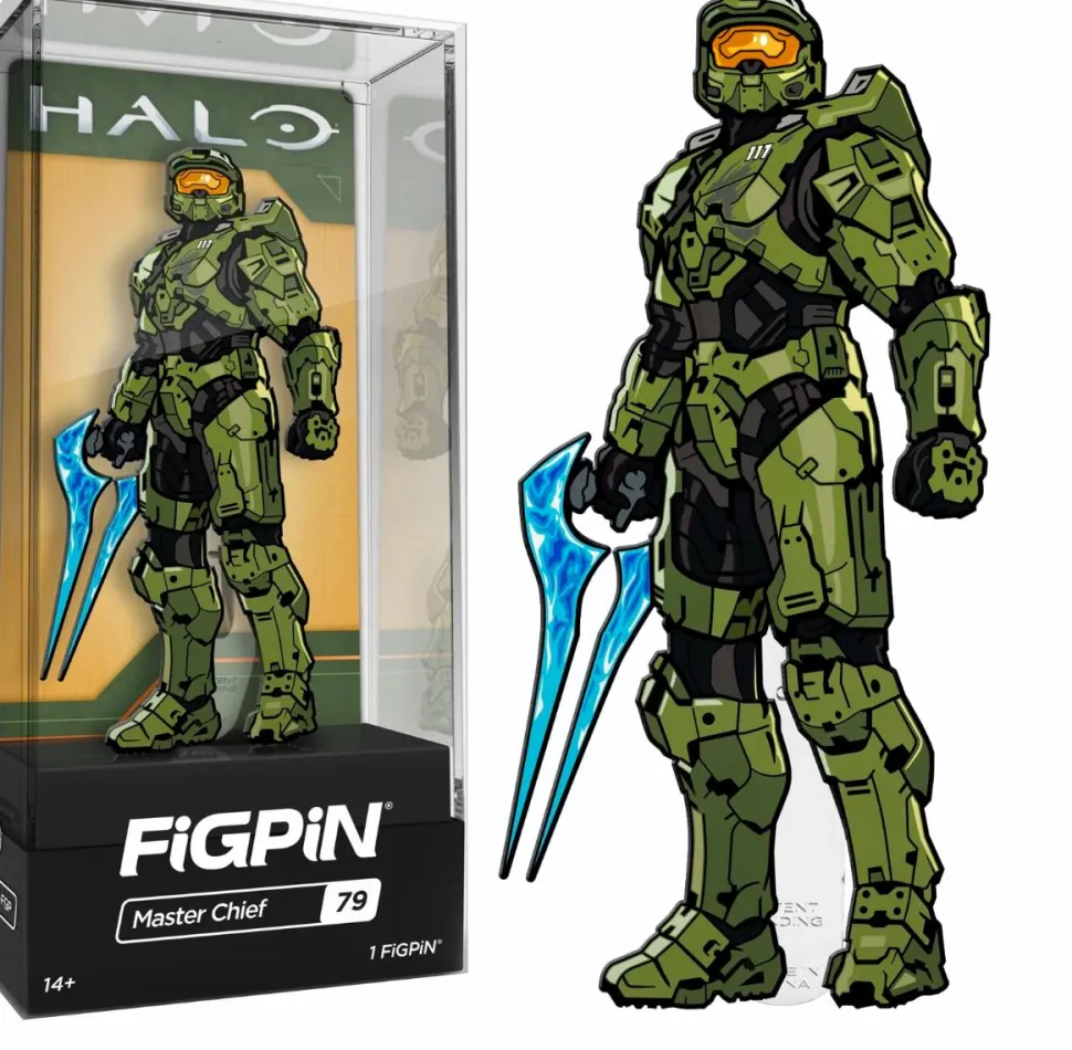 Halo - Master Chief with Energy Sword FigPin Enamel Pin