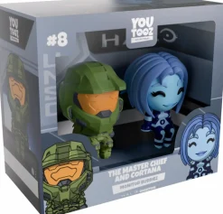 Halo - The Master Chief and Cortana Monitor Buddiez 2.5" Vinyl Figure 2-Pack