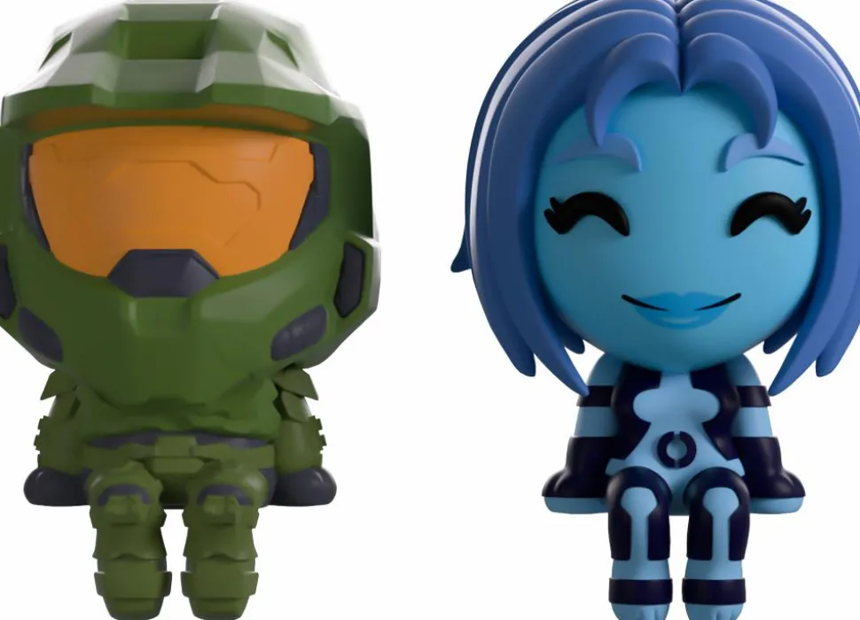 Halo - The Master Chief and Cortana Monitor Buddiez 2.5" Vinyl Figure 2-Pack