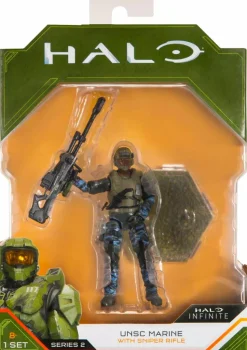 Halo - UNSC Marine with Sniper Rifle World of Halo 3.75” Scale Action Figure (Series 2)