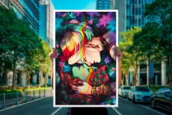 Harley Quinn - Harley & Ivy Fine Art Print by Jen Bartel