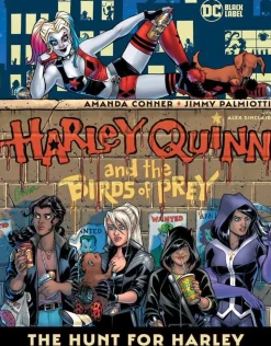 Harley Quinn & The Birds of Prey - The Hunt for Harley DC Black Label Hardcover Book