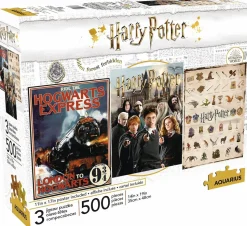 Harry Potter - 500 Piece Jigsaw Puzzle (Set of 3)