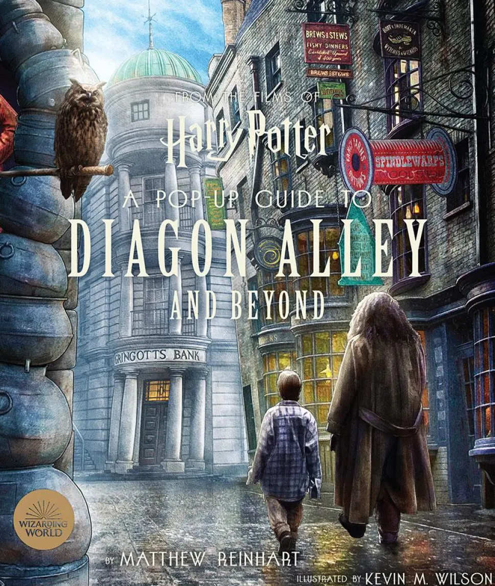 Harry Potter - A Pop-Up Guide to Diagon Alley and Beyond Hardcover Book