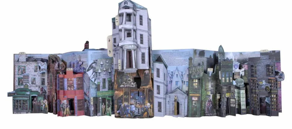 Harry Potter - A Pop-Up Guide to Diagon Alley and Beyond Hardcover Book