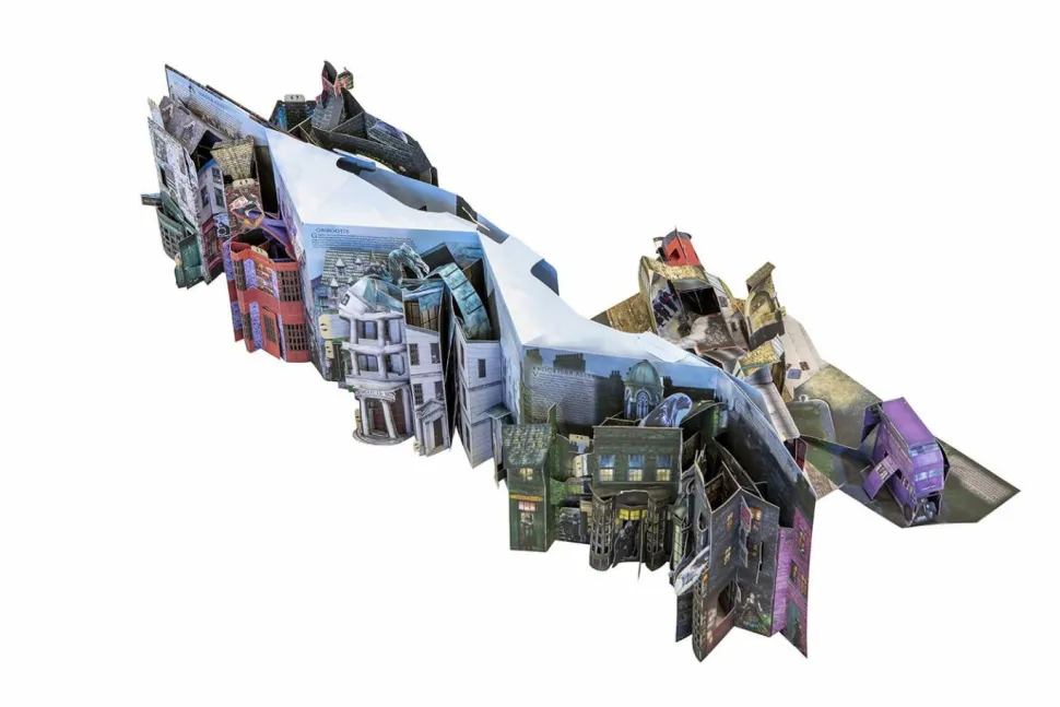 Harry Potter - A Pop-Up Guide to Diagon Alley and Beyond Hardcover Book
