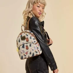 Harry Potter - All Over Print 10" Faux Leather Mini Backpack