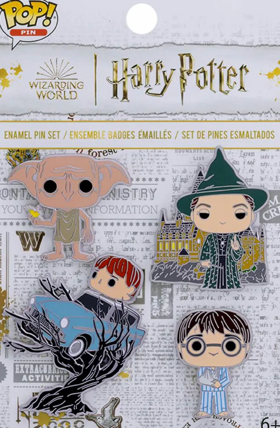Harry Potter - Chamber of Secrets Pop! Enamel Pin Set 4-Pack