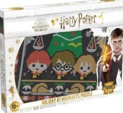Harry Potter - Christmas at Hogwarts 1000 Piece Jigsaw Puzzle