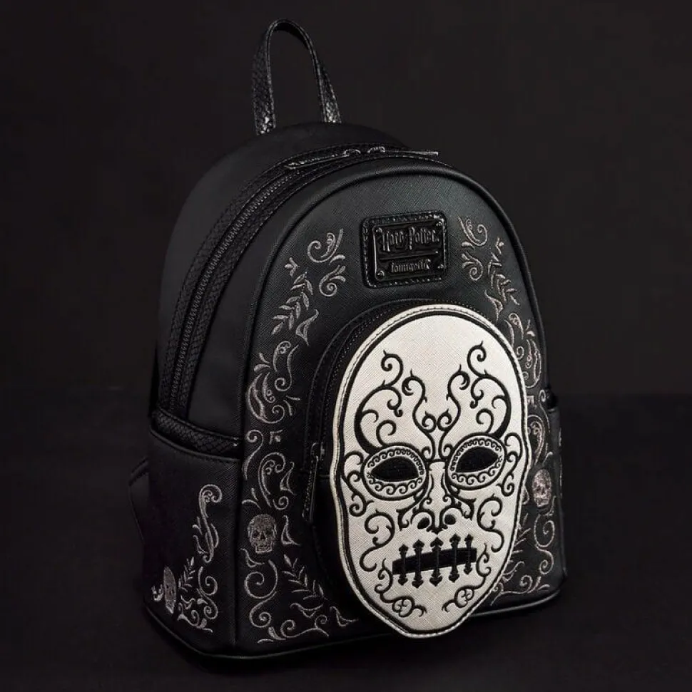 Harry Potter - Death Eater Mask 10" Faux Leather Mini Backpack