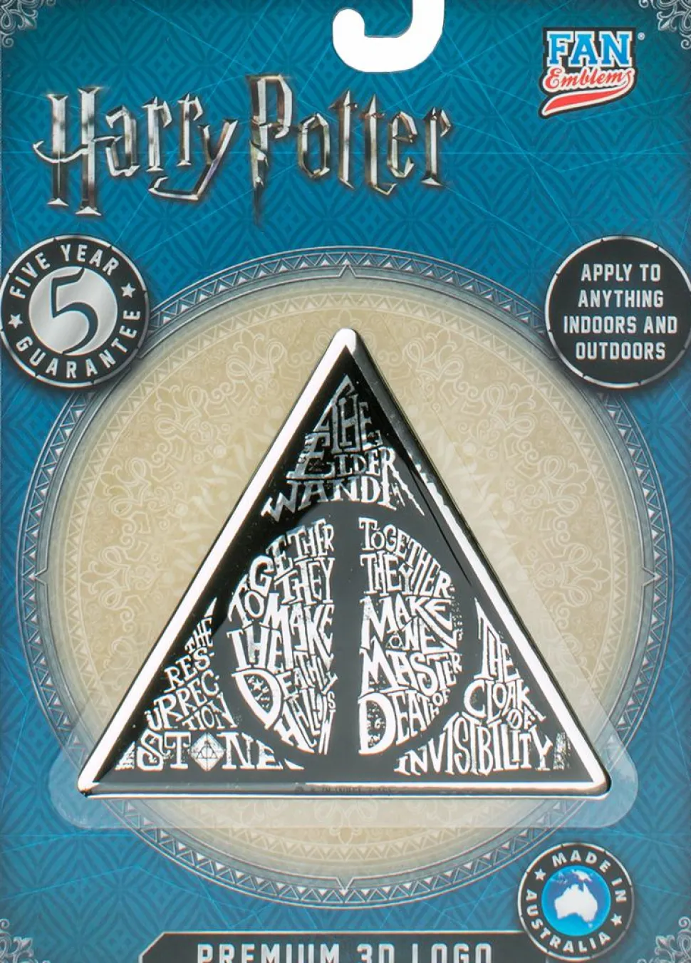 Harry Potter - Deathly Hallows Logo Lensed Emblem